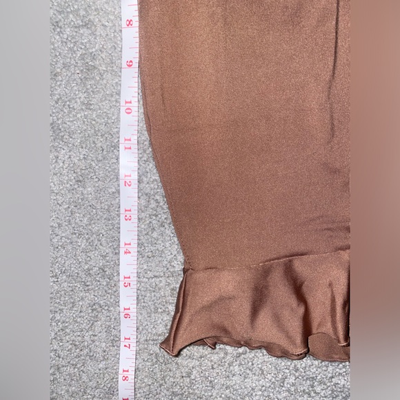 Brown Flounced-hem Mini Skirt | H&M | Size: S - Picture 5 of 7